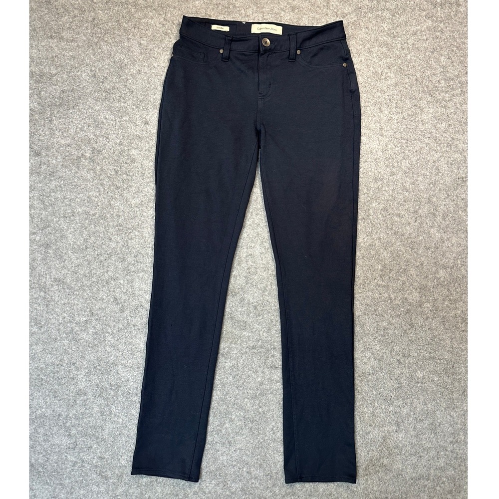 Calvin Klein Jeans Legging 4 Black Stretch Slim Fit Knit Pants